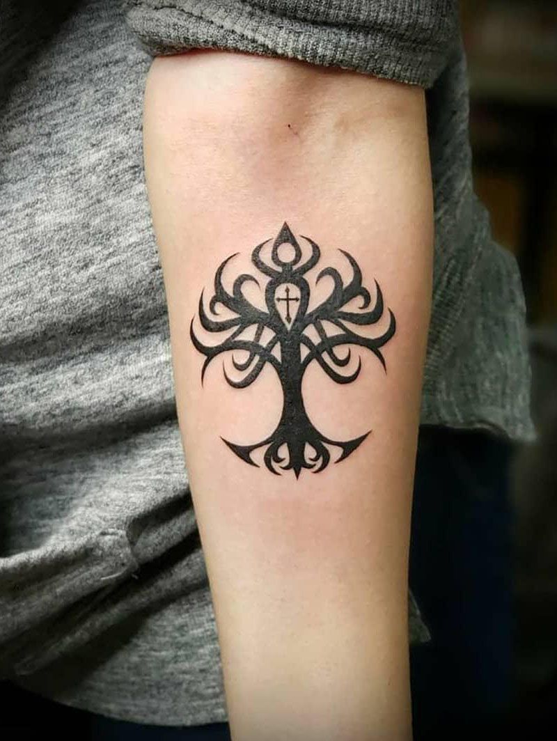 30 Pretty Tree of Life Tattoos Tell Us to Be Kind to Life