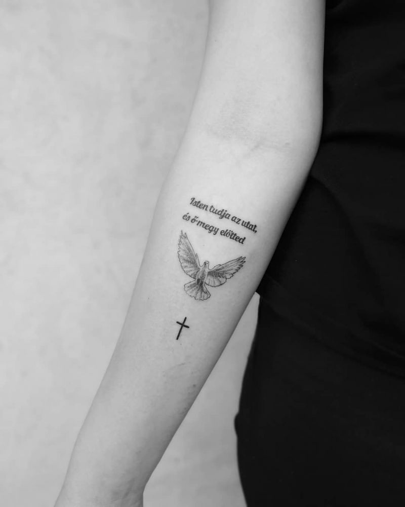 30 Cute Dove Tattoos to Show Your Love for The World