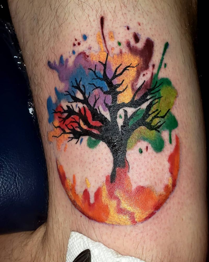 30 Pretty Tree of Life Tattoos Tell Us to Be Kind to Life