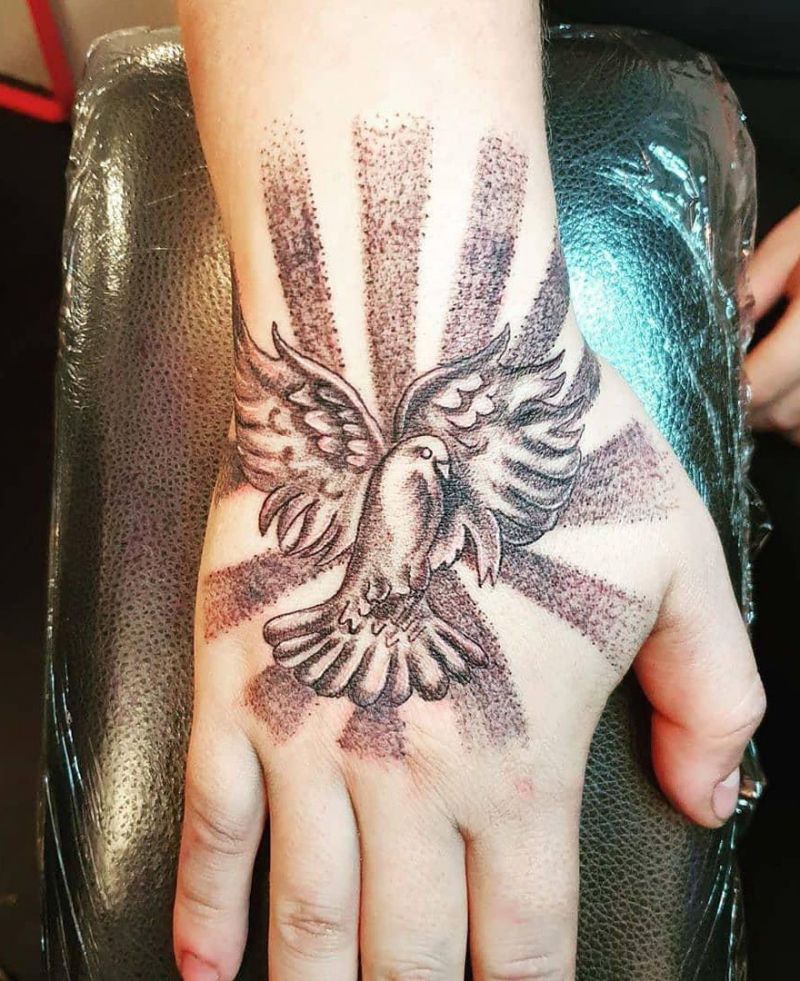 30 Cute Dove Tattoos to Show Your Love for The World