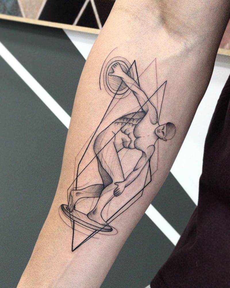 30 Pretty Geometric Tattoos to Inspire You