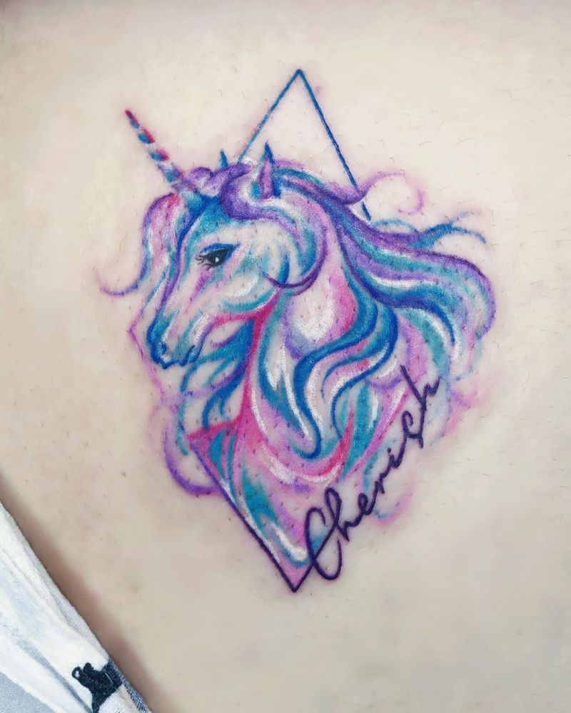 30 Excellent Unicorn Tattoo Designs You Will Love