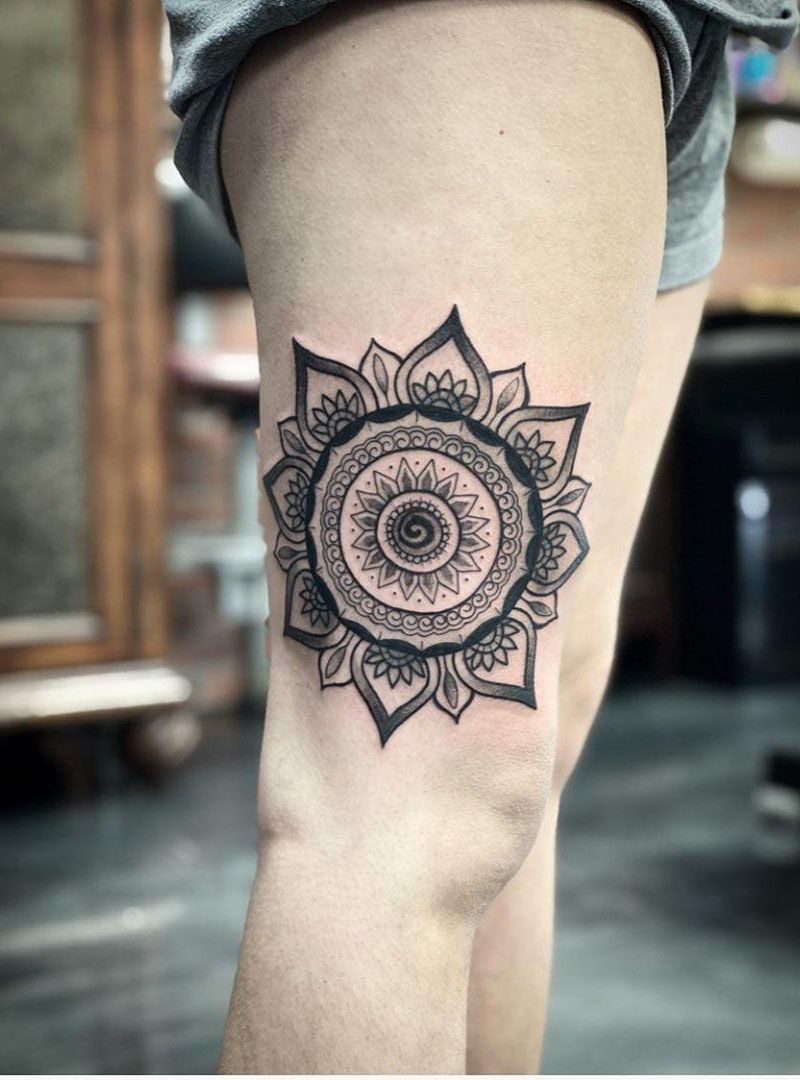 30 Pretty Mandala Tattoos You Will Love