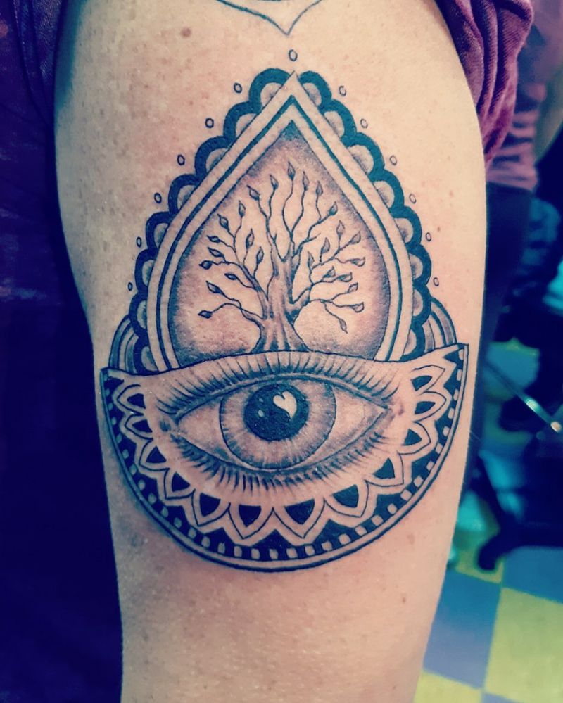 30 Pretty Tree of Life Tattoos Tell Us to Be Kind to Life