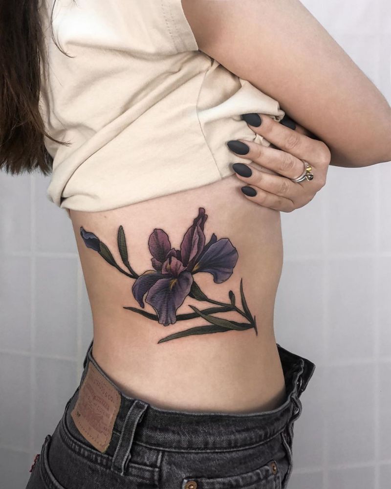 30 Perfect Iris Tattoos Make You Attractive
