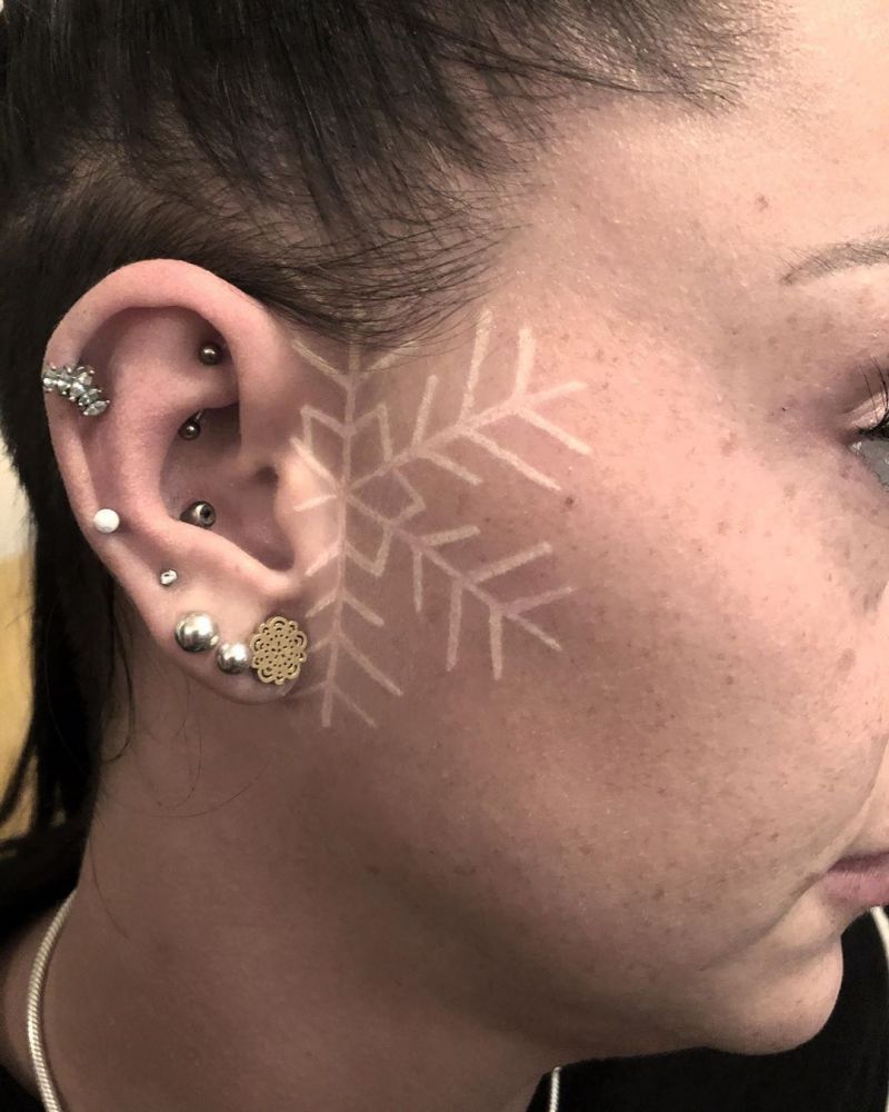 30 Pure Snowflake Tattoos Make You Beautiful Forever