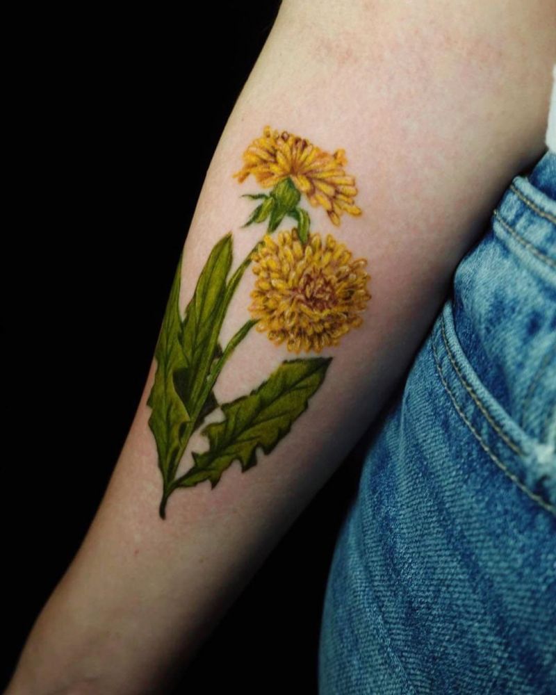 30 Pretty Dandelion Tattoos You Will Love to Try