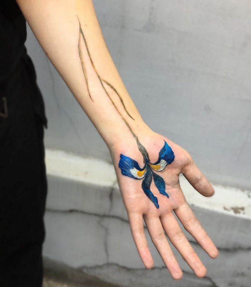 30 Perfect Iris Tattoos Make You Attractive