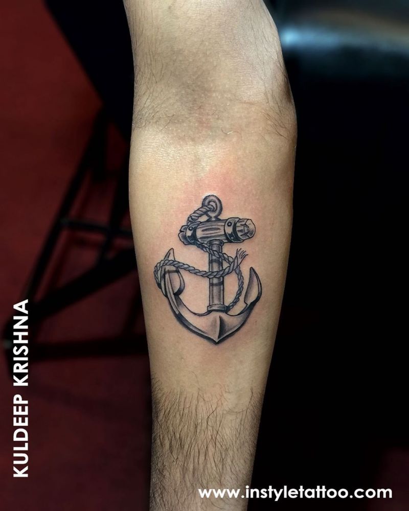 30 Perfect Anchor Tattoos Make You Not Confused