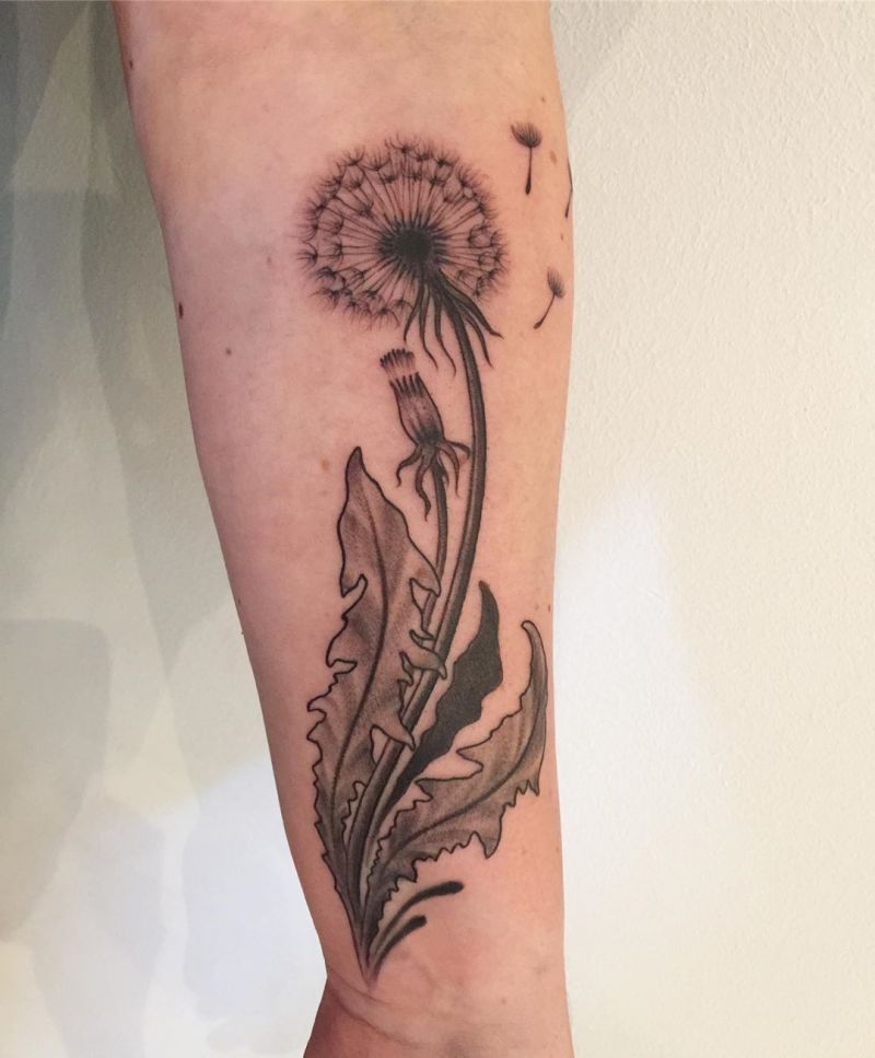 30 Pretty Dandelion Tattoos You Will Love to Try