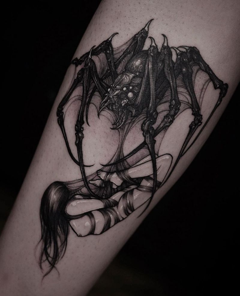 30 Great Spider Tattoos You Want to Try