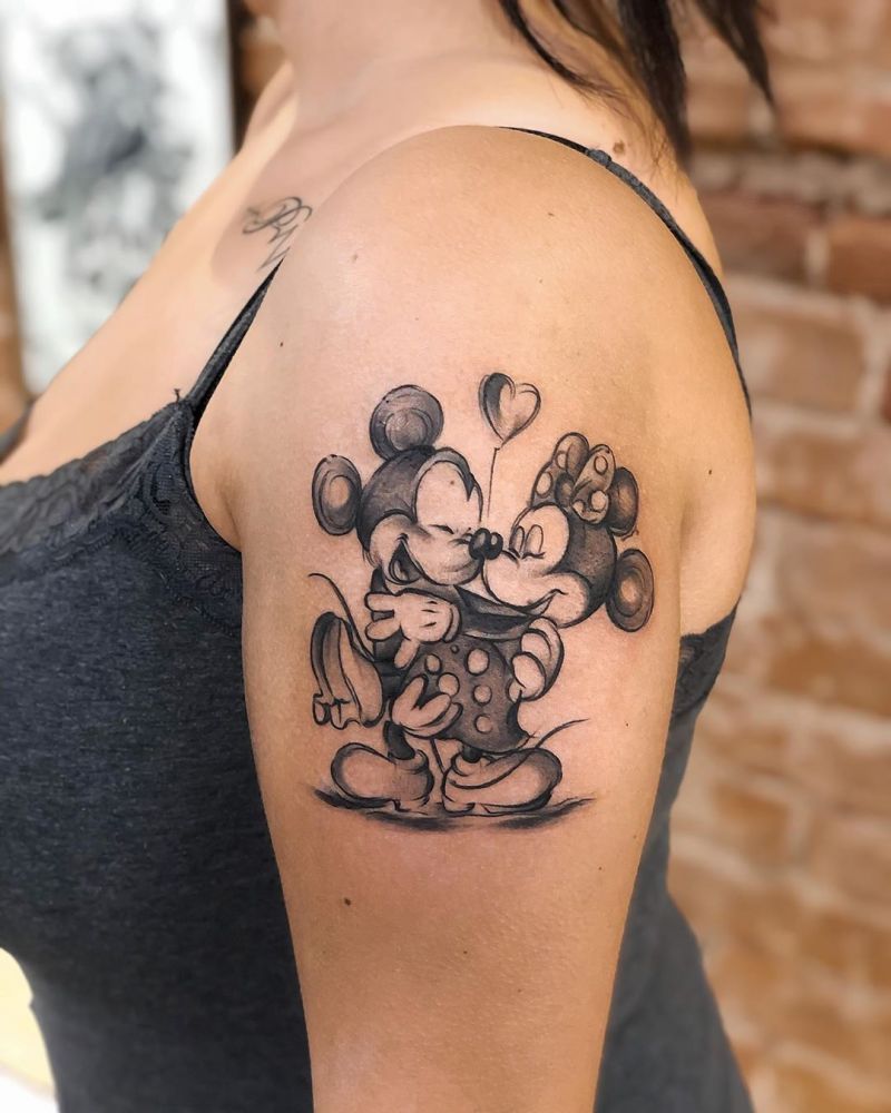 30 Cute Disney Tattoos that Remind You of Your Childhood