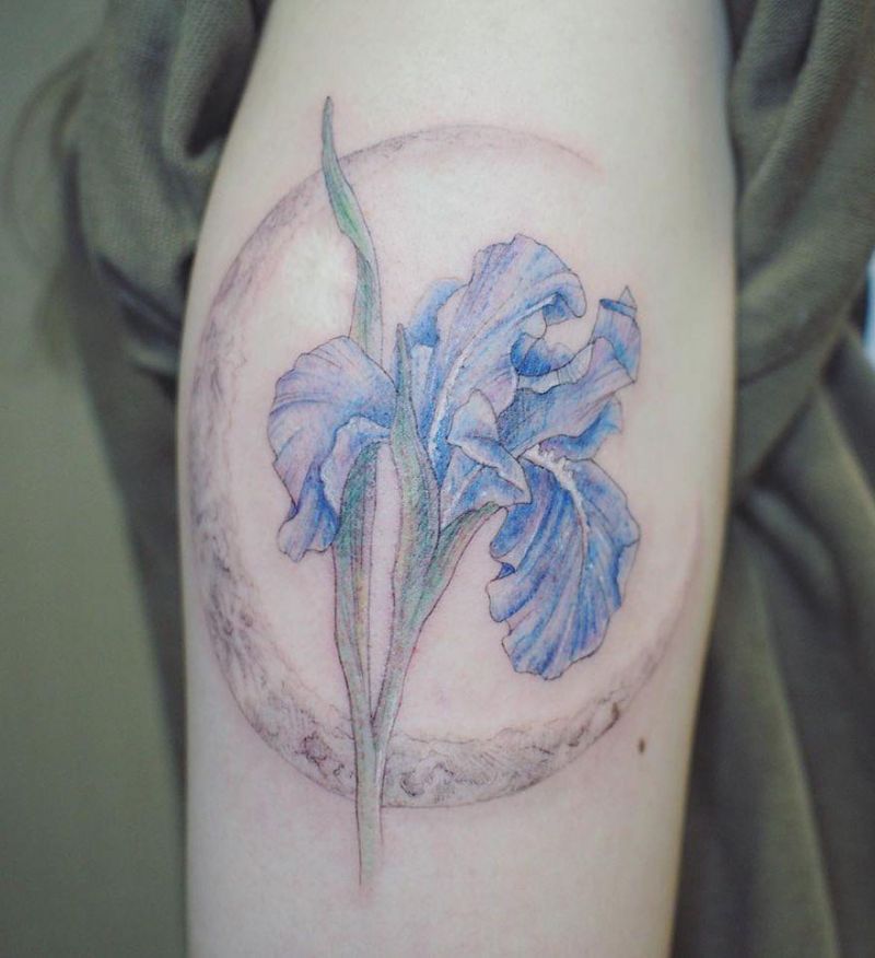 30 Perfect Iris Tattoos Make You Attractive