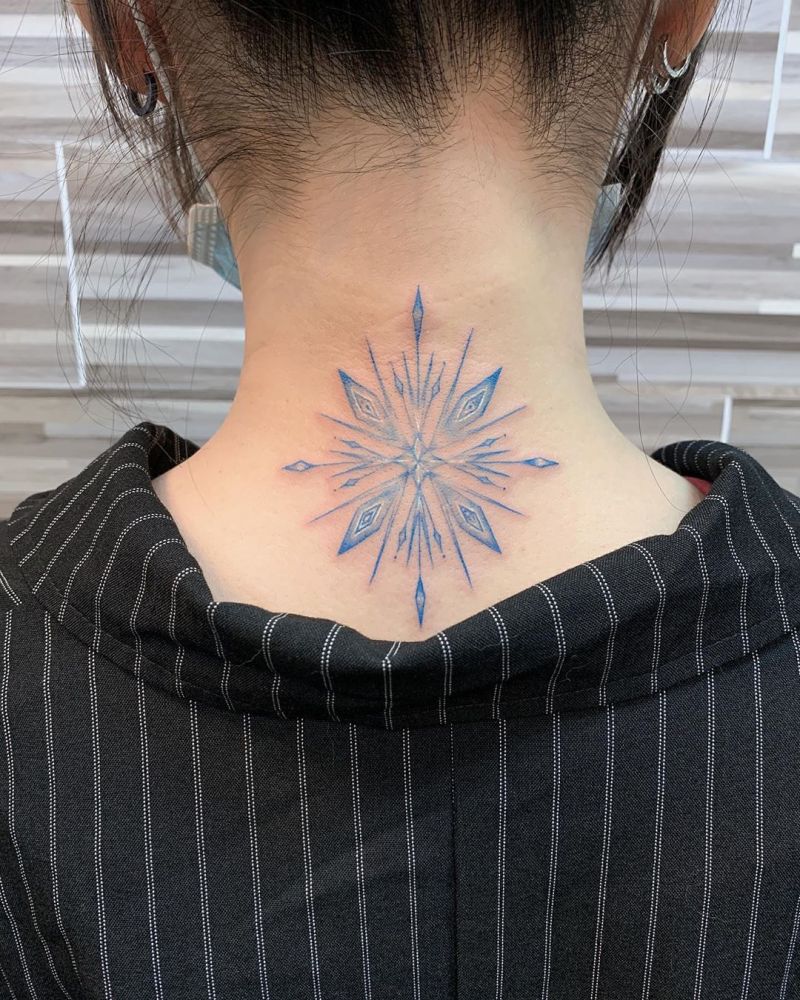 30 Pure Snowflake Tattoos Make You Beautiful Forever