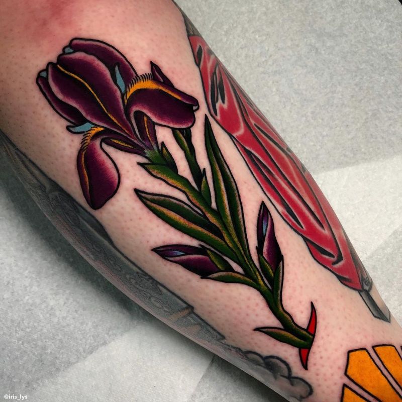 30 Perfect Iris Tattoos Make You Attractive