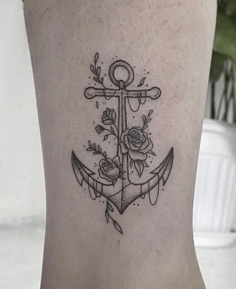 30 Perfect Anchor Tattoos Make You Not Confused