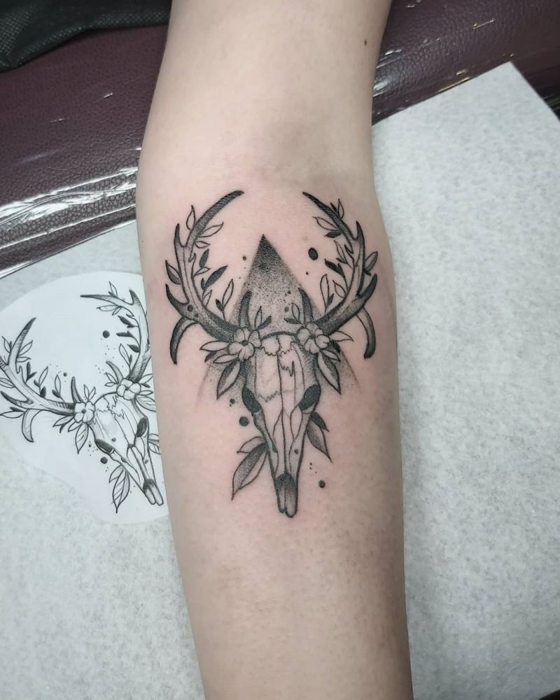 30 Pretty Deer Tattoos Bring You Good Luck