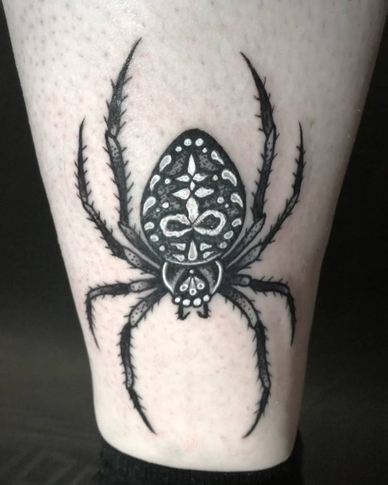 30 Great Spider Tattoos You Want to Try