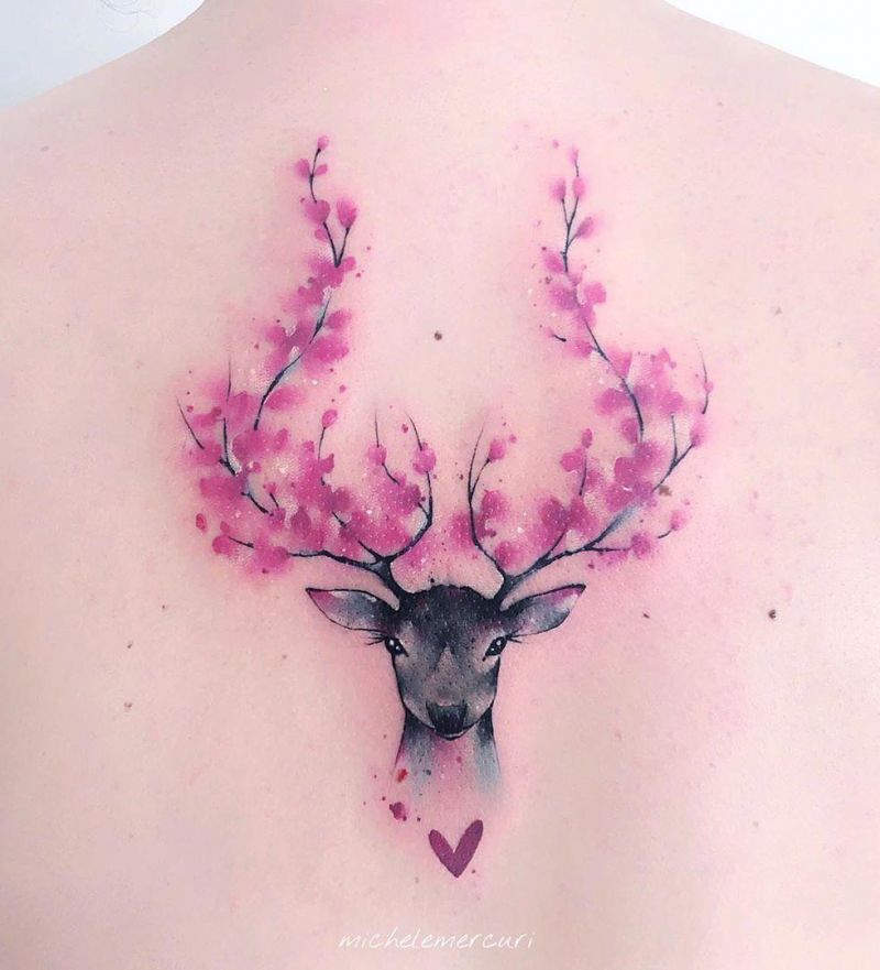 30 Pretty Deer Tattoos Bring You Good Luck