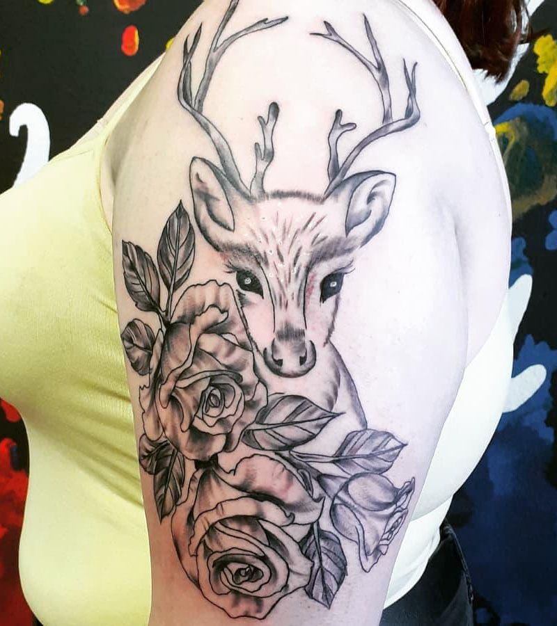 30 Pretty Deer Tattoos Bring You Good Luck