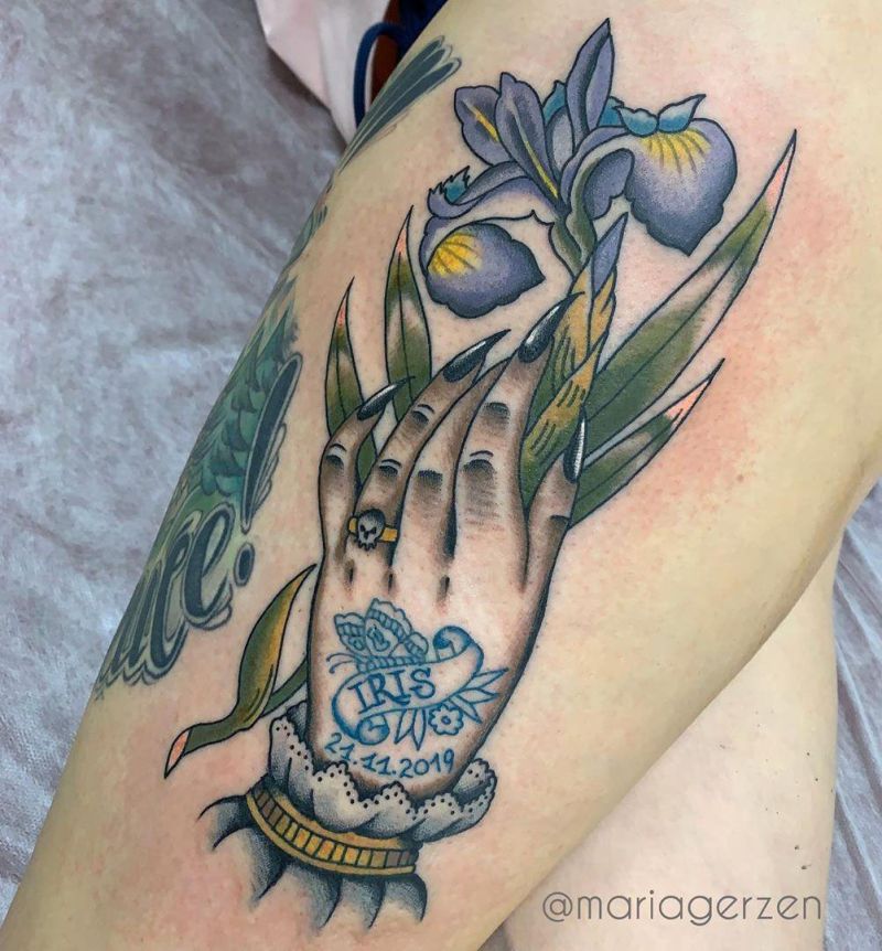 30 Perfect Iris Tattoos Make You Attractive