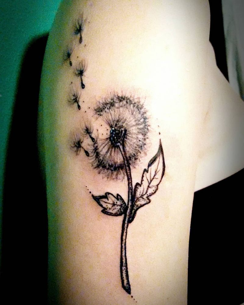 30 Pretty Dandelion Tattoos You Will Love to Try