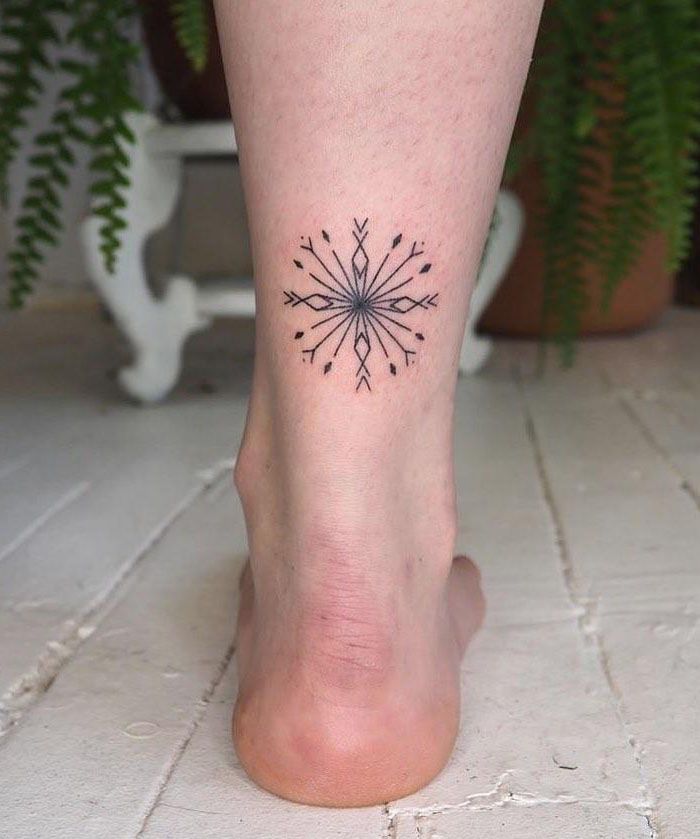 30 Pure Snowflake Tattoos Make You Beautiful Forever