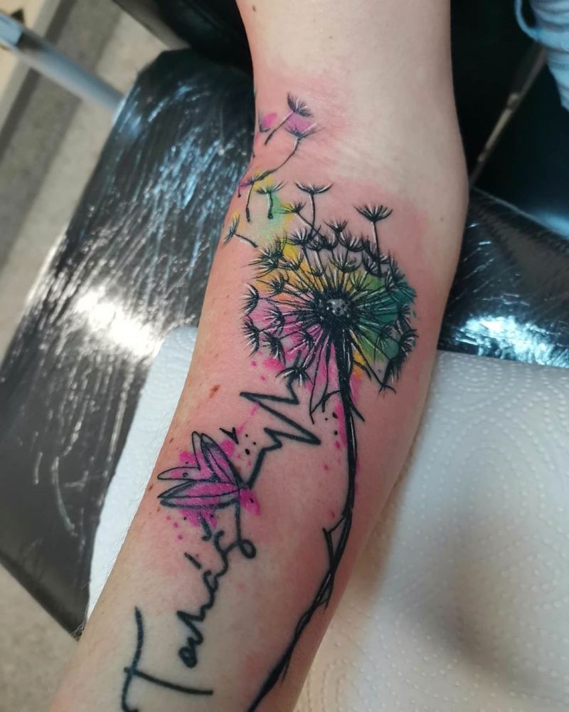 30 Pretty Dandelion Tattoos You Will Love to Try