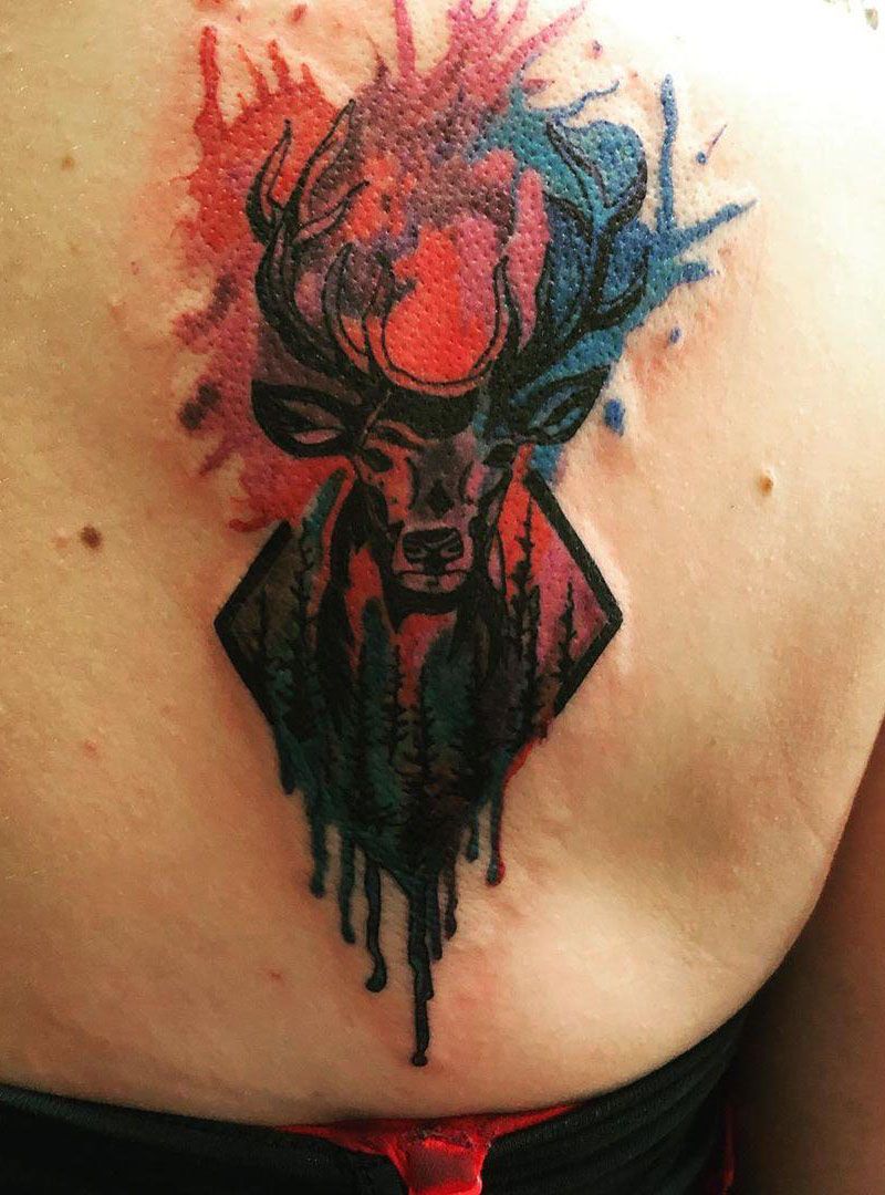 30 Pretty Deer Tattoos Bring You Good Luck