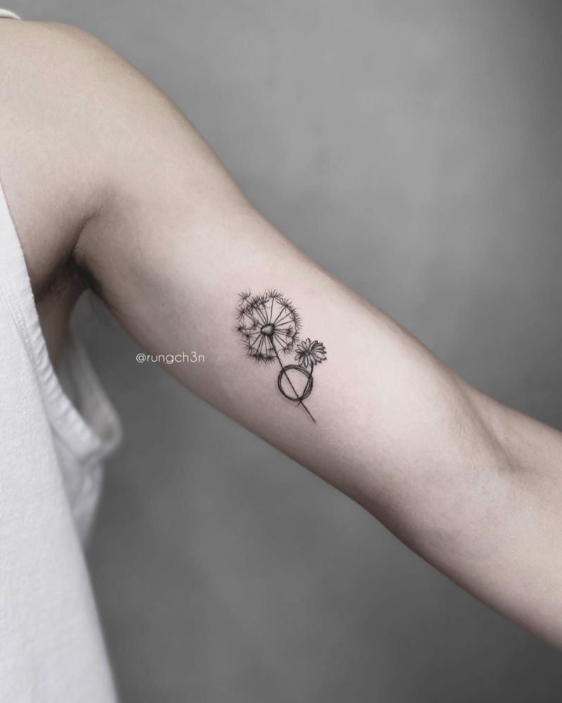 30 Pretty Dandelion Tattoos You Will Love to Try