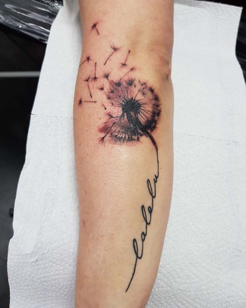 30 Pretty Dandelion Tattoos You Will Love to Try