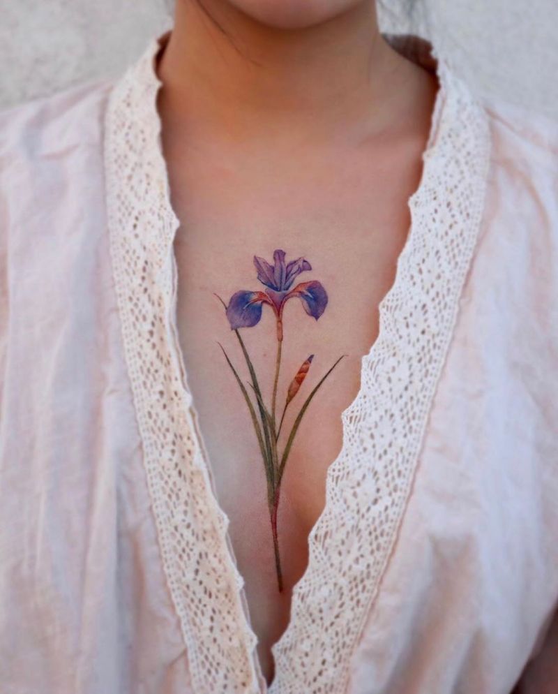 30 Perfect Iris Tattoos Make You Attractive