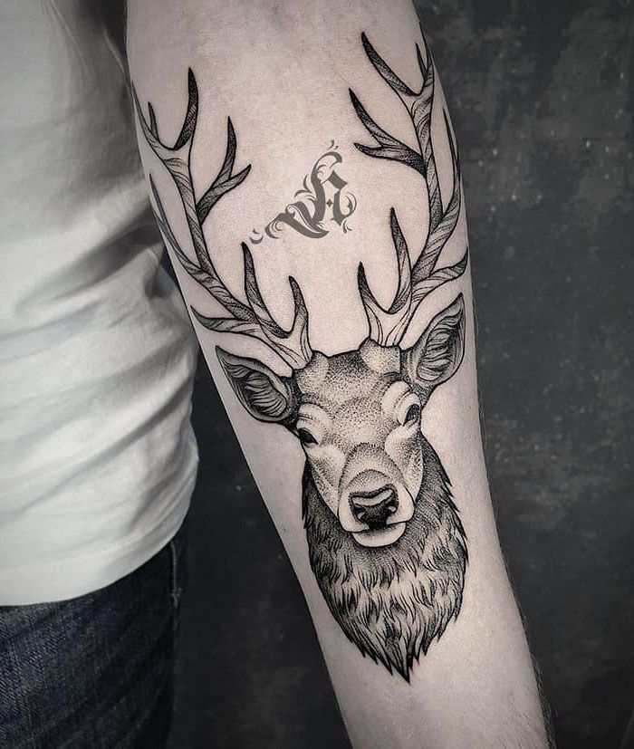 30 Pretty Deer Tattoos Bring You Good Luck