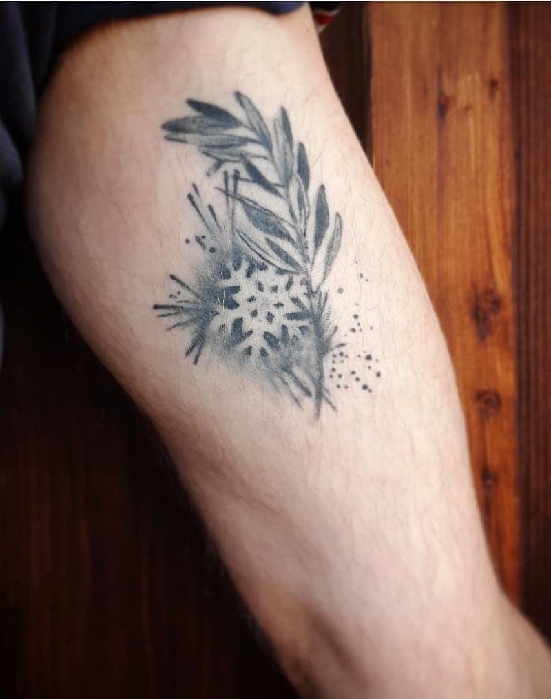 30 Pure Snowflake Tattoos Make You Beautiful Forever