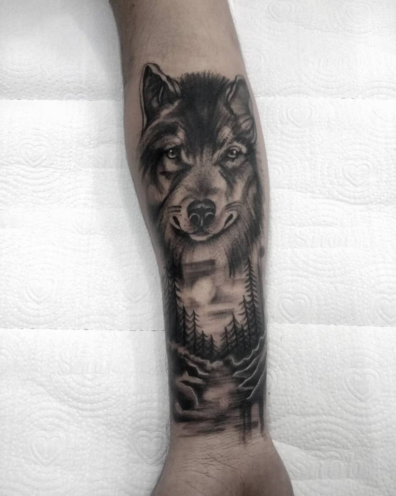 30 Pretty Wolf Tattoos You Will Love to Try