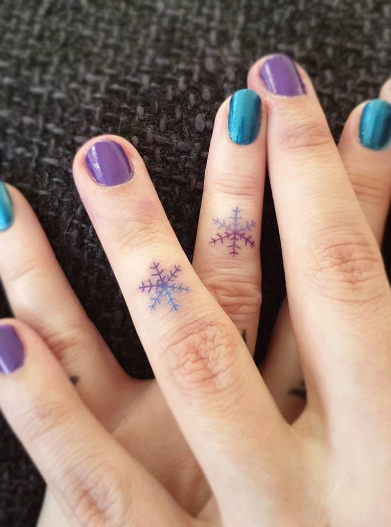 30 Pure Snowflake Tattoos Make You Beautiful Forever