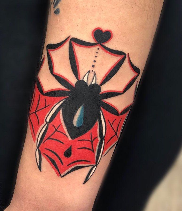 30 Great Spider Tattoos You Want to Try