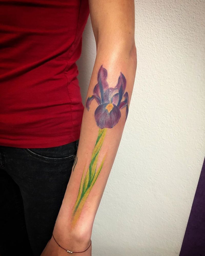 30 Perfect Iris Tattoos Make You Attractive