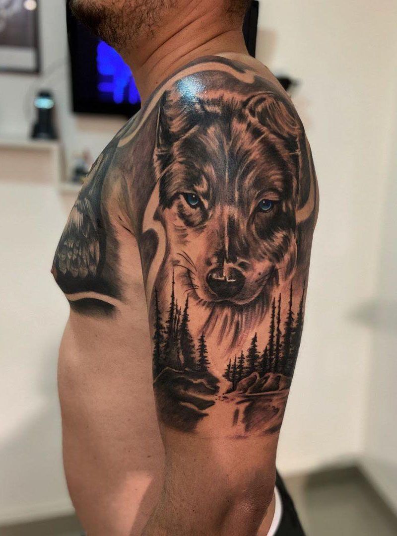 30 Pretty Wolf Tattoos You Will Love to Try