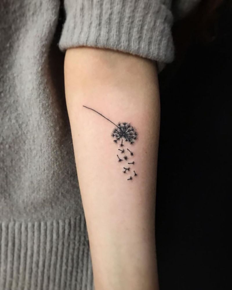 30 Pretty Dandelion Tattoos You Will Love to Try