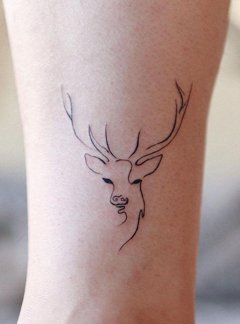 30 Pretty Deer Tattoos Bring You Good Luck