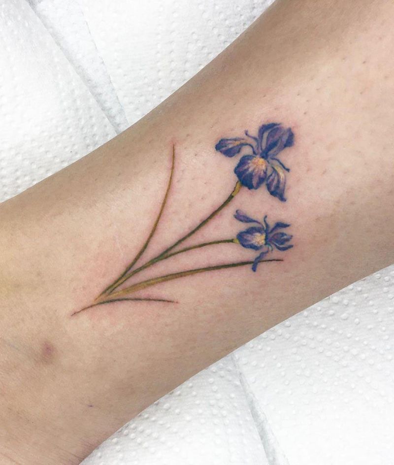 30 Perfect Iris Tattoos Make You Attractive