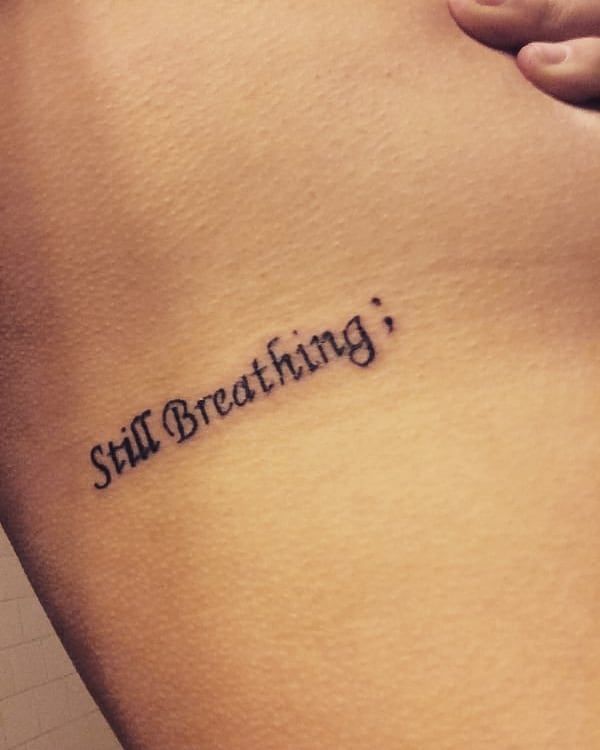 30 Fashionable Semicolon Tattoos Let Your Happiness Continue