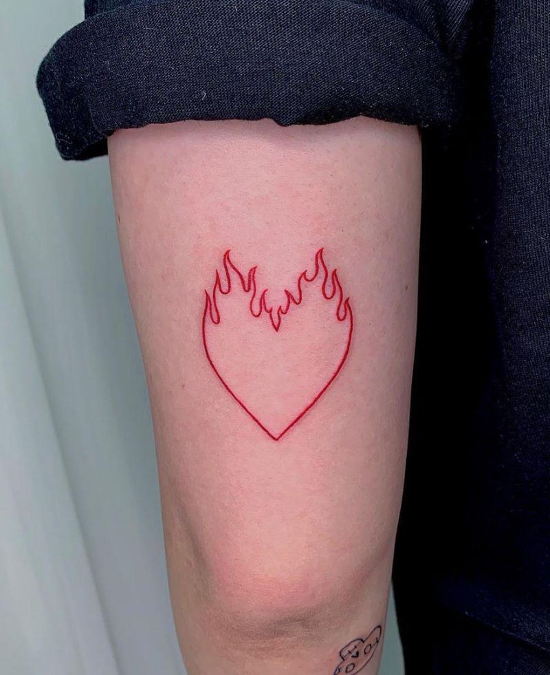 Pretty Fire Tattoos Light Up Your Life