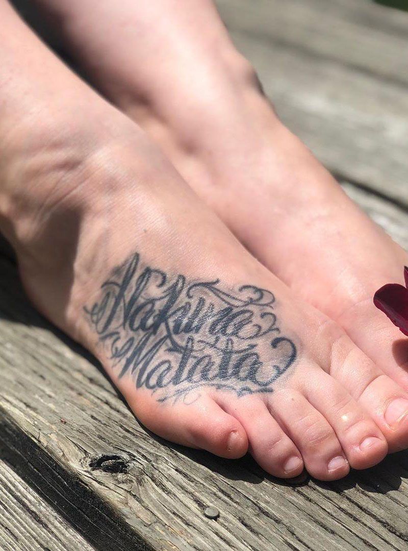 Pretty Foot Tattoos to Show Off