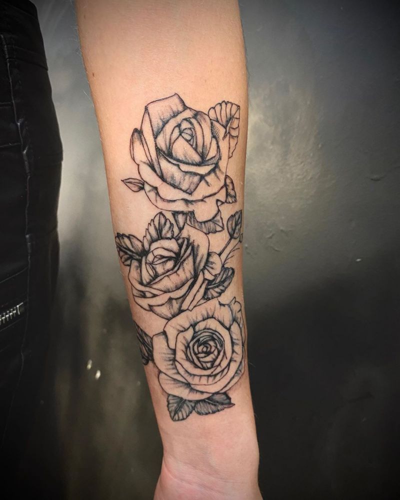 Pretty Rose Tattoos Make Your Life Full of Romance