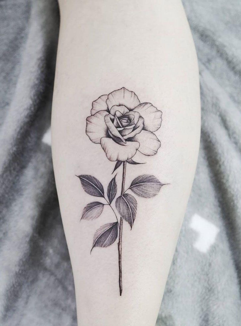 Pretty Rose Tattoos Make Your Life Full of Romance