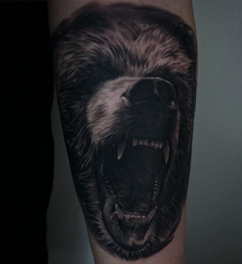 Fierce Bear Tattoos You Will Like to Try