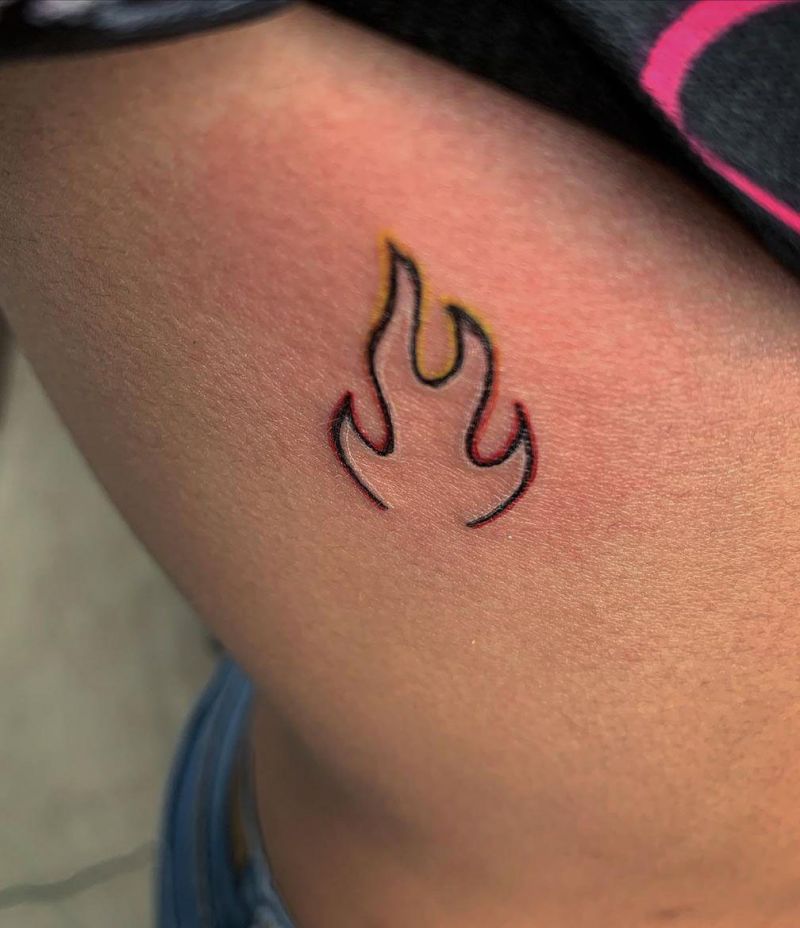 Pretty Fire Tattoos Light Up Your Life