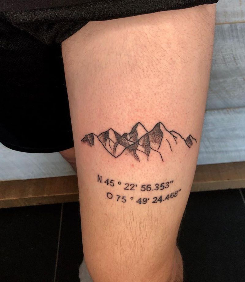 Pretty Hiking Tattoos Inspire You to Go Hiking